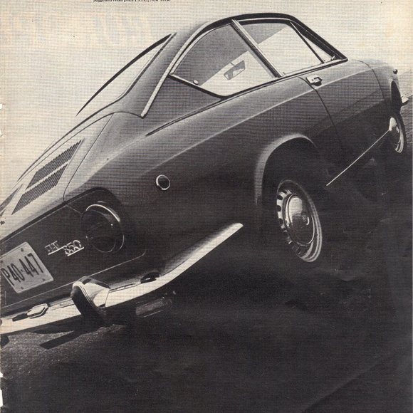 Vintage 1968 Fiat 850 Fastback Coupe Print Ad PA551 - Picture 1 of 1
